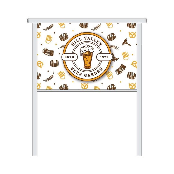 Sliding Door Indoor Enclosed Corkboard, 6